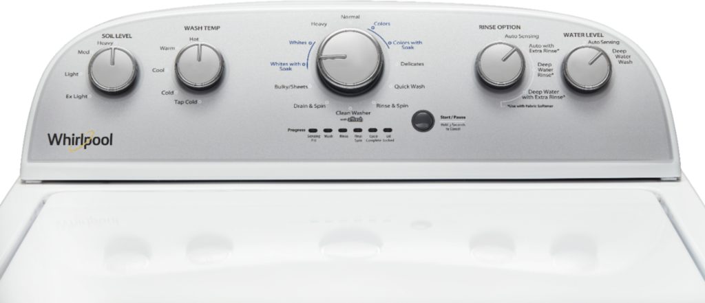 Whirlpool WTW4950HW Control